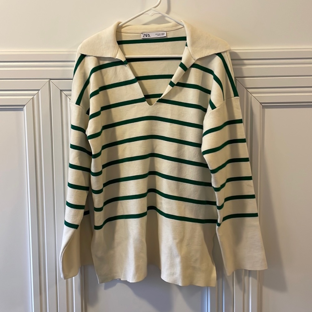 Zara size small striped sweater
